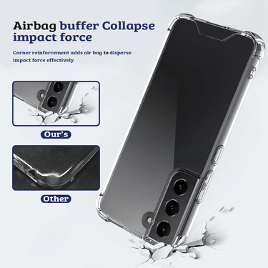 Samsung Galaxy S24 Ultra Compatible Case Cover With Hybrid Solar Crystal